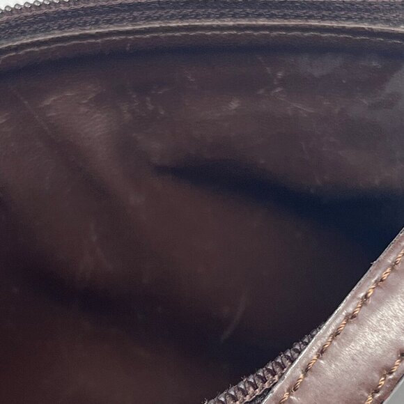 brown leather handbag shoulder bag small - Picture 5 of 11